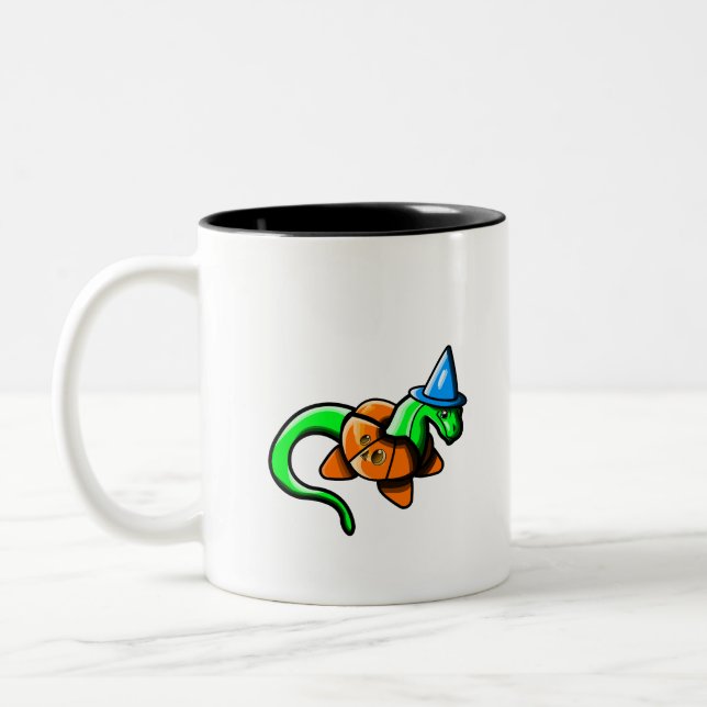 Happy Samhain! Zweifarbige Tasse (Links)