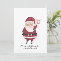 Happy Santa Christmas Card