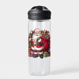 Happy Santa Claus Christmas Trinkflasche