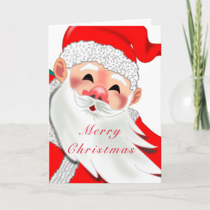 Happy Santa Claus Frohe Weihnachtskarte Karte