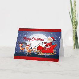 Happy Santa Claus Karte