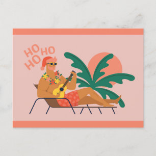 Happy Santa Claus Postkarte