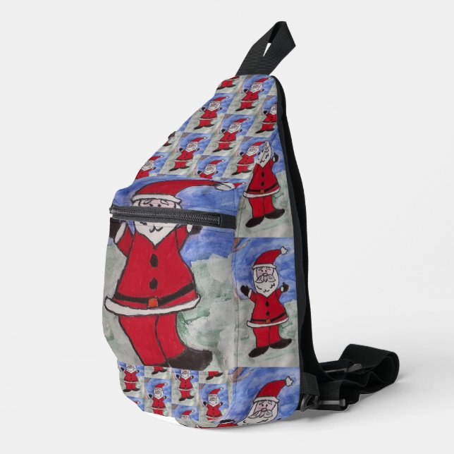 Happy Santa Crossbody Bag (Rechte Ecke)