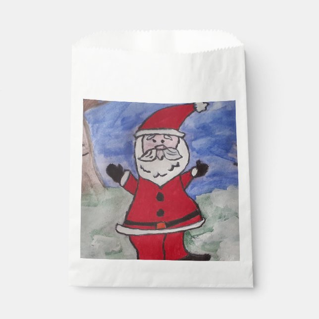 Happy Santa Geschenktütchen (Vorderseite)