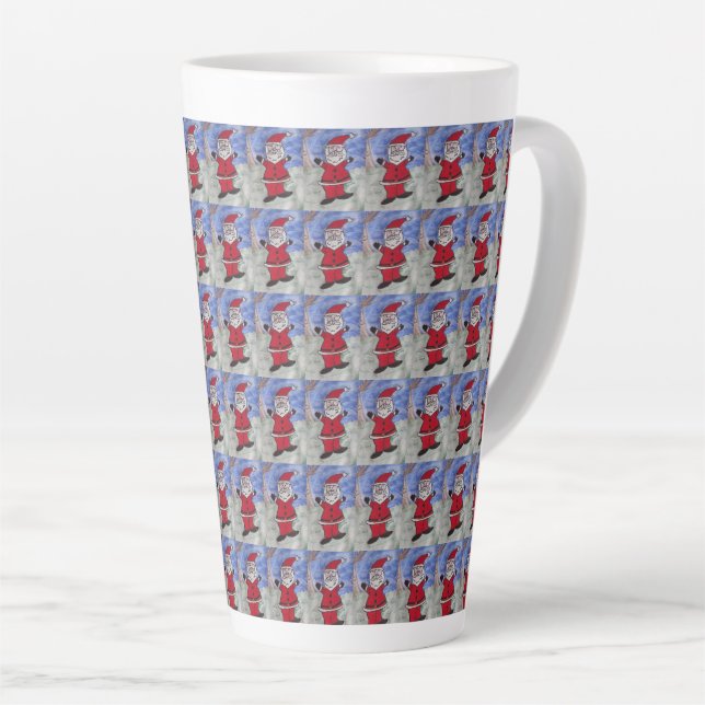 Happy Santa Milchtasse (Rechte Ecke)