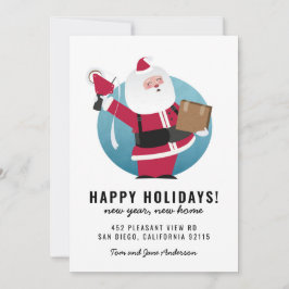 Happy Santa Mover mit Box Einladung