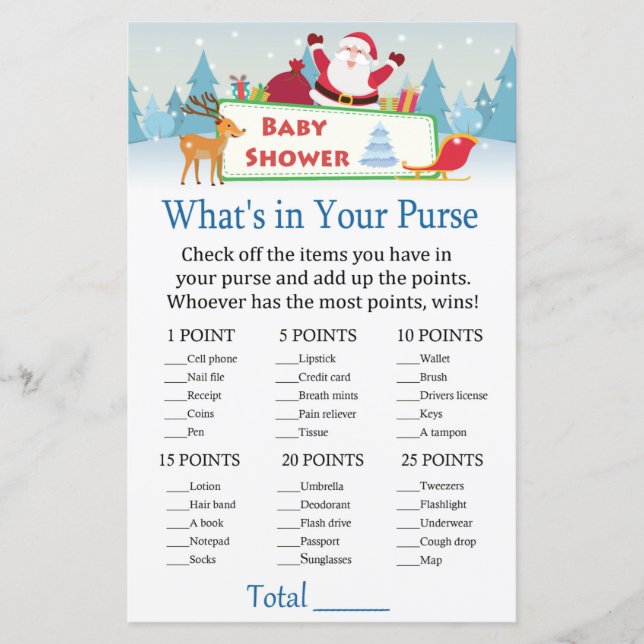 Happy Santa Was ist in deinem Handyspiel? (Vorderseite)