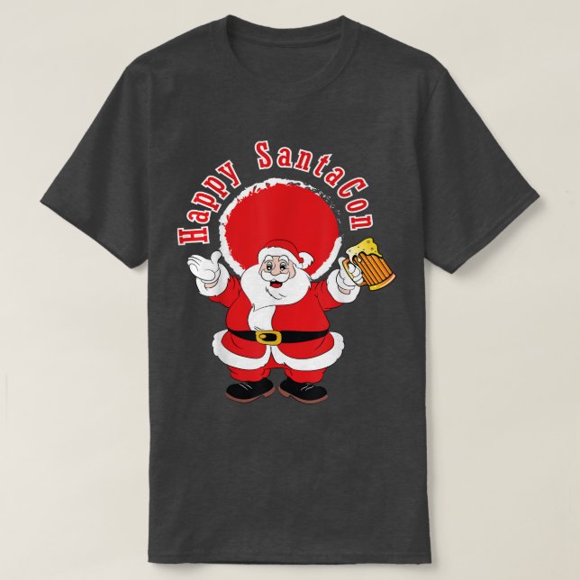 Happy SantaCon Special t tee (Design vorne)