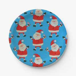 Happy Santas Pappteller