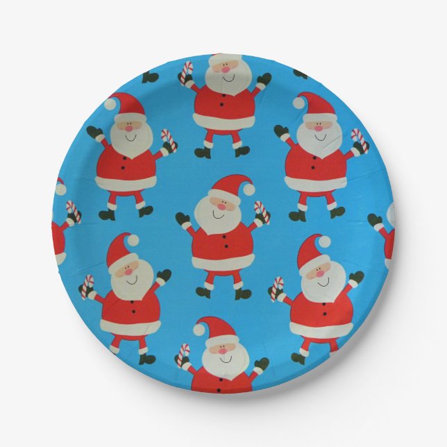 Happy Santas Pappteller (Vorderseite)