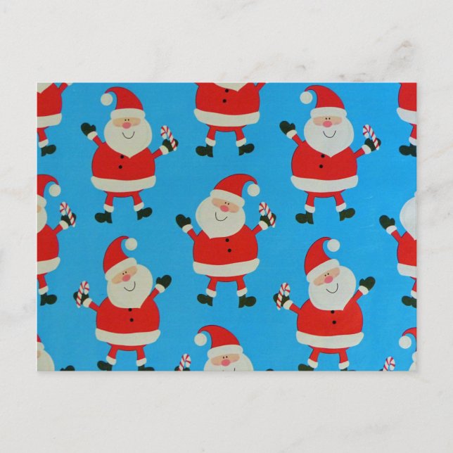 Happy Santas Postkarte (Vorderseite)