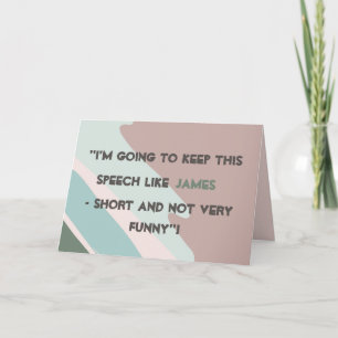 Happy Scheidung Day Card Dankeskarte