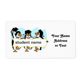 Happy Schließend Tanzpinguine mit Banner