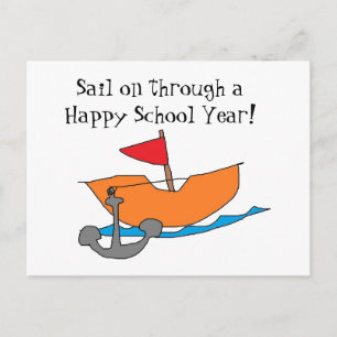 Happy School Year Card Postkarte