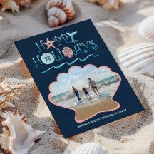 Happy Seashore | Navy Beach Seashell Foto