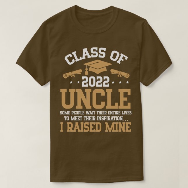 Happy Senior Student Class of 2022 Day Uncle I Rai T-Shirt (Design vorne)