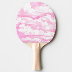 Happy Serene Pink Clouds decor Tischtennis Schläger