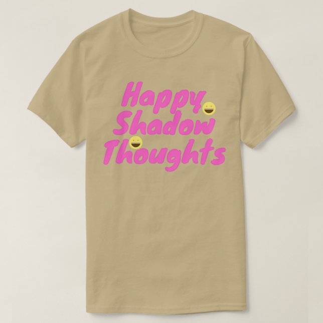 Happy Shadow Thoughts Lightweight Hoodie T-Shirt (Design vorne)