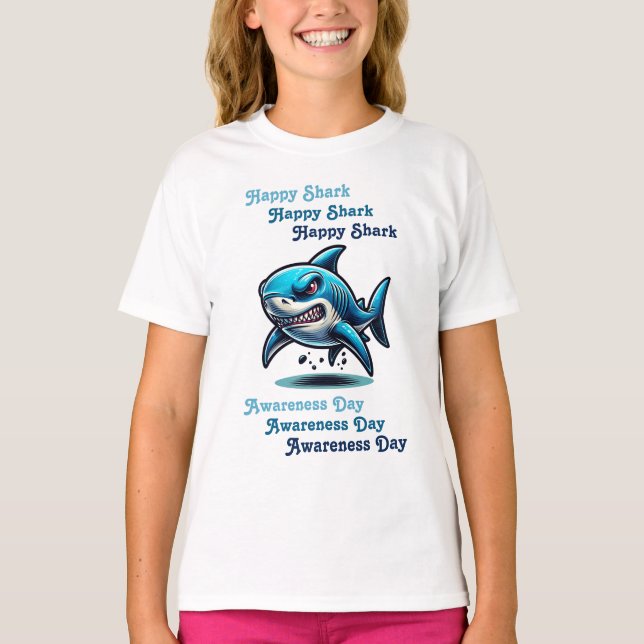 Happy Shark Awareness Day | 14. Juli T-Shirt (Vorderseite)
