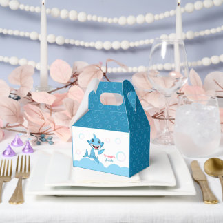 Happy Shark Family Thank You Geschenkschachtel