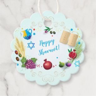Happy SHAVUOT dekorative Ornament sieben Arten Geschenkanhänger