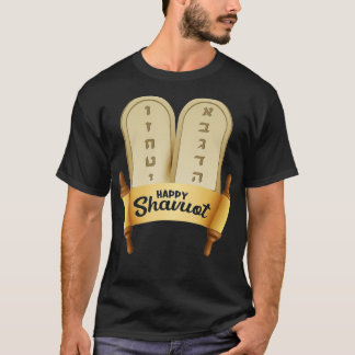 Happy Shavuot, jüdische Feier Hebräisches Judentum T-Shirt
