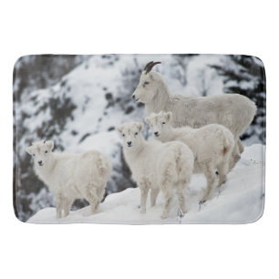 Happy Sheep Family Badematte