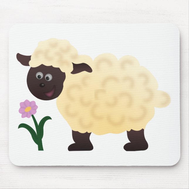 Happy Sheep Mousepad (Vorne)