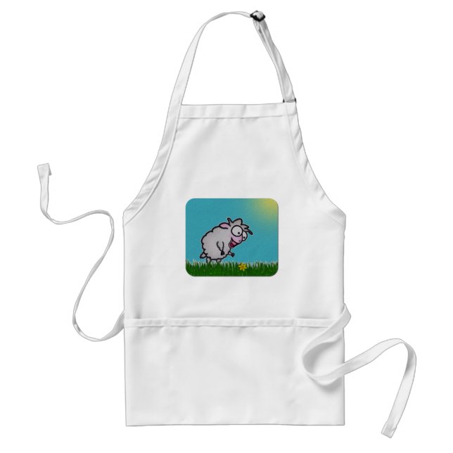 Happy Sheep Schürze (Vorne)