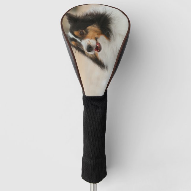 Happy Shelty Golf Headcover (Vorderseite)