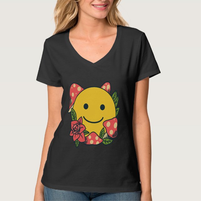 Happy Shroom T-Shirt (Vorderseite)