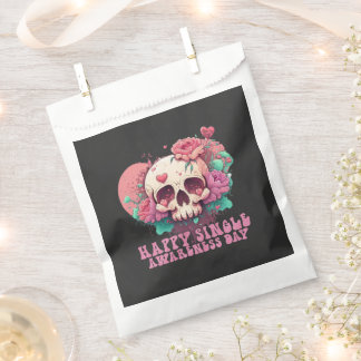 Happy Single Awareness Day Valentines Skull Geschenktütchen
