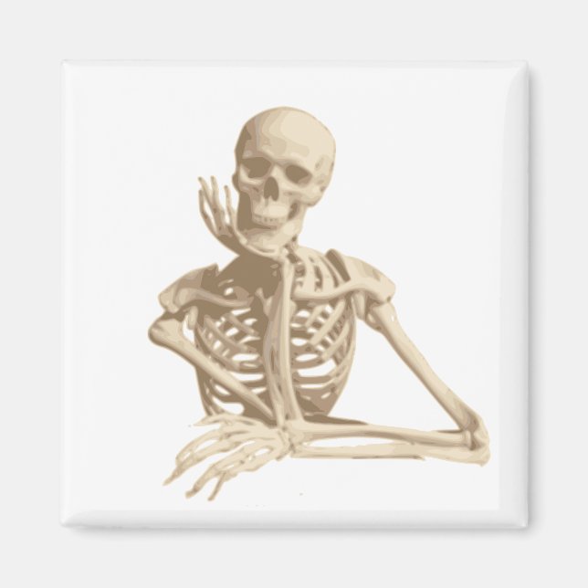 Happy Skeleton Magnet (Vorne)