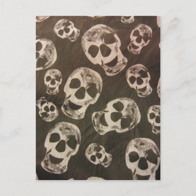Happy Skulls Postkarte (Vorderseite)