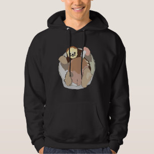 Happy Sloth Relaxing Relaxing Fit Hoodie