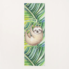 Happy Sloth Tropical Yogamatte