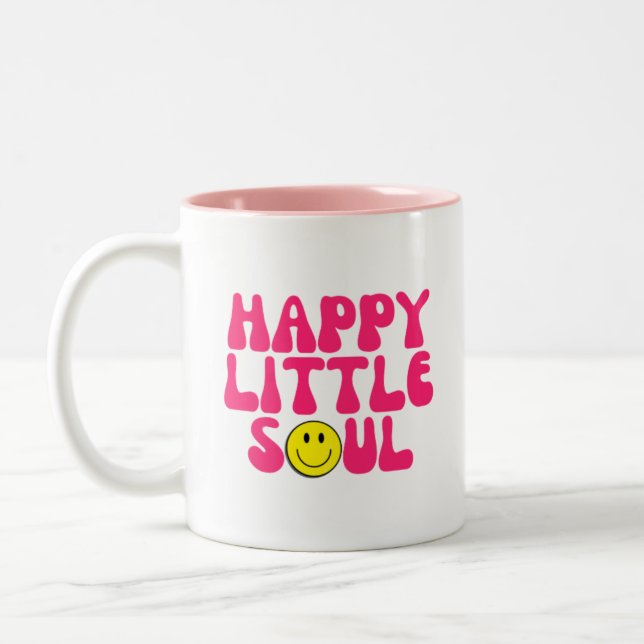Happy Small Soul Zweifarbige Tasse (Links)
