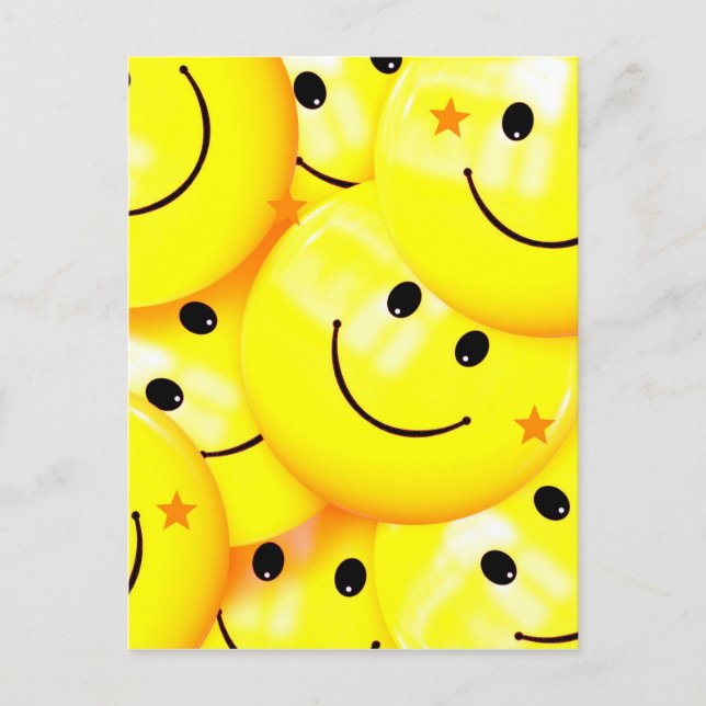 Happy Smile Postkarte (Vorderseite)