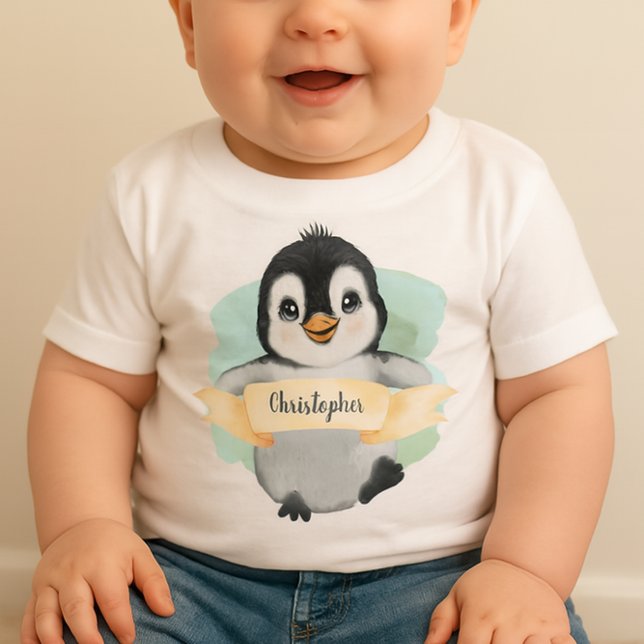 Happy Smiley Penguin Baby Top (Von Creator hochgeladen)