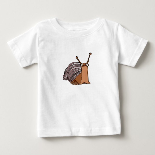 Happy Snail Baby T - Shirt (Vorderseite)