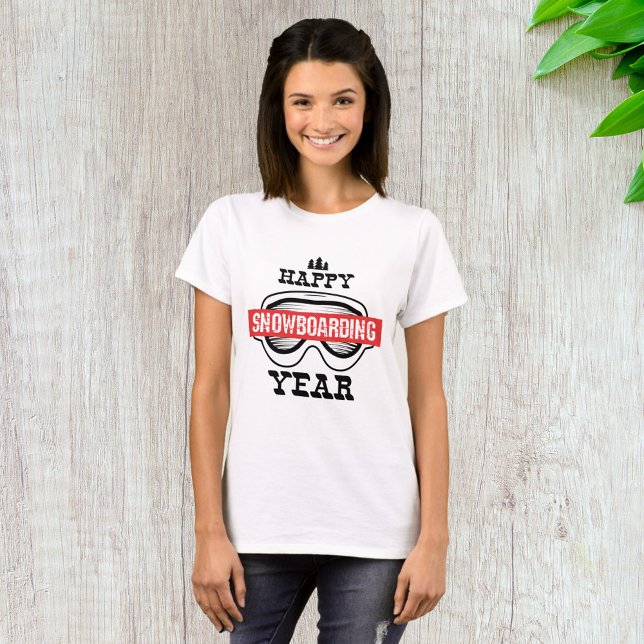 Happy Snowboarding Year T-Shirt (Von Creator hochgeladen)