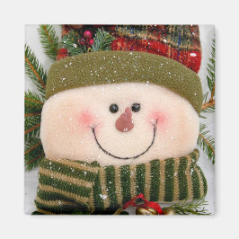 Happy Snowman Magnet