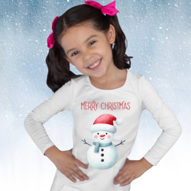 Happy Snowman T-Shirt (Von Creator hochgeladen)