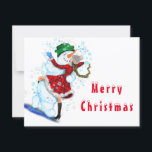 Happy Snowman und Girl Dance Tango Frohe Weihnacht<br><div class="desc">Happy Snowman und Girl Dance Tango Weihnachts Party Spaß Cartoon Zeichnend - Wählen / Fügen Sie Ihren einzigartigen Text / Name / Farbe - Make Your Special Gift - Neu vergrössern und verschieben oder entfernen und fügen Sie Elemente / Text mit Anpassungs-Tool ! Zeichn und Design von MIGNED. Bitte schauen...</div>