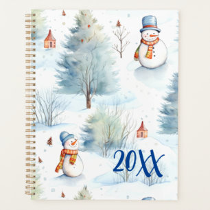 Happy Snowmen Pattern Planer