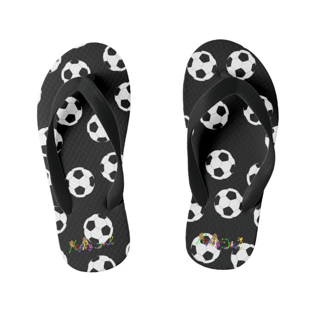 Happy Soccer von der Happy Juul Company Kinderbadesandalen (Fußbett)