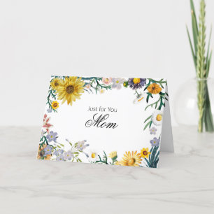 Happy Sonnenblume und Frühlingsblume Karte