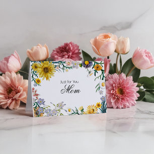 Happy Sonnenblume und Frühlingsblume Karte