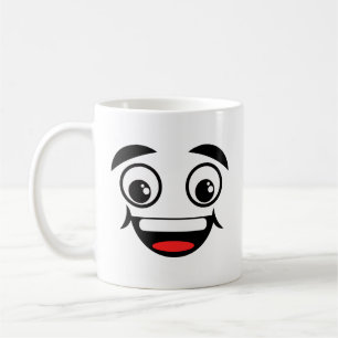 Happy Soy Face Coffee Tasse