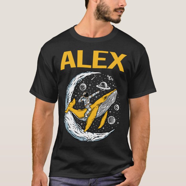 Happy Space - Alex Name T-Shirt (Vorderseite)